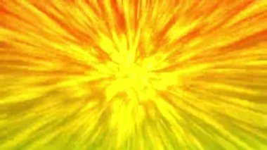 Merkezden sürekli bir ışık akışı yayıldı..