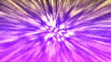 Merkezden sürekli bir ışık akışı yayıldı..