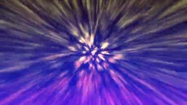 Merkezden sürekli bir ışık akışı yayıldı..