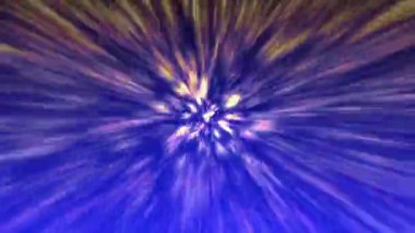 Merkezden sürekli bir ışık akışı yayıldı..