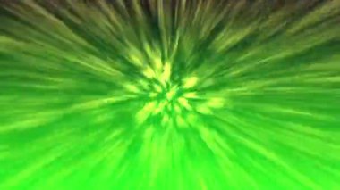 Merkezden sürekli bir ışık akışı yayıldı..