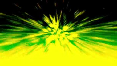 Merkezden sürekli bir ışık akışı yayıldı..