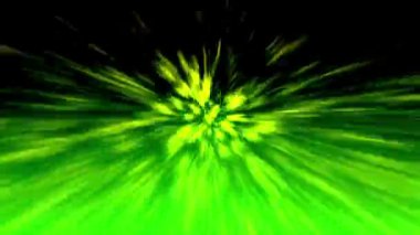 Merkezden sürekli bir ışık akışı yayıldı..