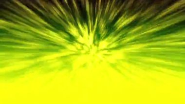 Merkezden sürekli bir ışık akışı yayıldı..