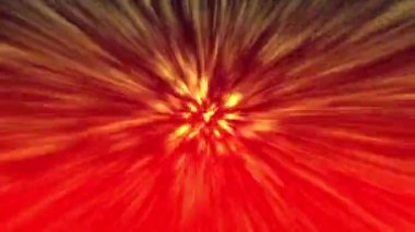 Merkezden sürekli bir ışık akışı yayıldı..