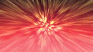 Merkezden sürekli bir ışık akışı yayıldı..