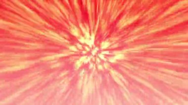 Merkezden sürekli bir ışık akışı yayıldı..