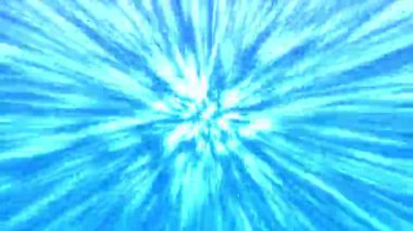 Merkezden sürekli bir ışık akışı yayıldı..