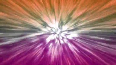 Merkezden sürekli bir ışık akışı yayıldı..