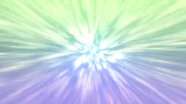 Merkezden sürekli bir ışık akışı yayıldı..