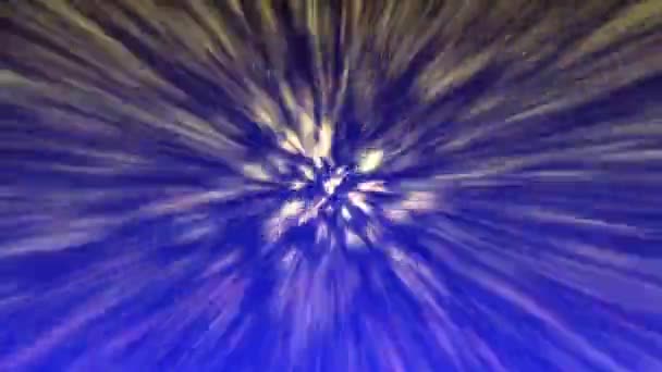 Continuous Stream Light Emanated Center — Vídeo de Stock