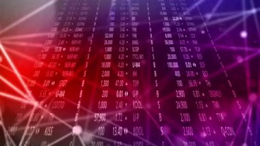 Hisse senedi alım satım rakamları sürekli yanıp sönüyordu ve sürekli yanıp sönen bir ışık demeti vardı..