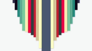 Colorful lines move continuously for a modern and beautiful look.