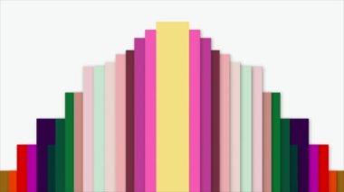 Renkli çizgiler modern ve güzel bir görünüş için sürekli hareket eder..