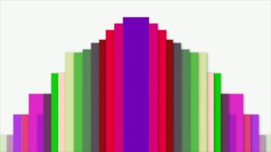 Renkli çizgiler modern ve güzel bir görünüş için sürekli hareket eder..