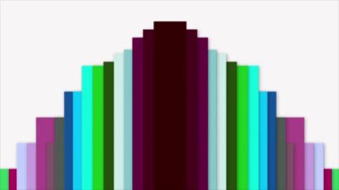 Renkli çizgiler modern ve güzel bir görünüş için sürekli hareket eder..