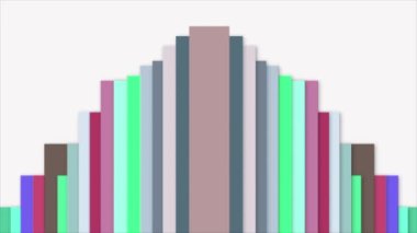 Renkli çizgiler modern ve güzel bir görünüş için sürekli hareket eder..