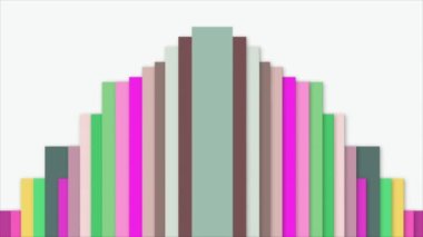 Renkli çizgiler modern ve güzel bir görünüş için sürekli hareket eder..