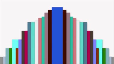 Renkli çizgiler modern ve güzel bir görünüş için sürekli hareket eder..