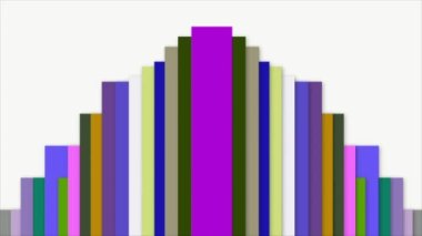 Renkli çizgiler modern ve güzel bir görünüş için sürekli hareket eder..