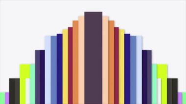 Renkli çizgiler modern ve güzel bir görünüş için sürekli hareket eder..