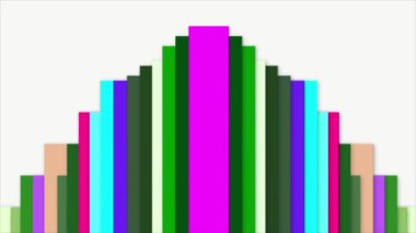 Renkli çizgiler modern ve güzel bir görünüş için sürekli hareket eder..