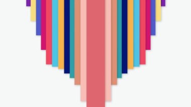 Renkli çizgiler modern ve güzel bir görünüş için sürekli hareket eder..