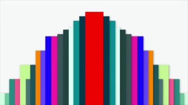 Renkli çizgiler modern ve güzel bir görünüş için sürekli hareket eder..