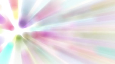 Işık huzmeleri aralıksız yayılıyor, parlak ve güzel görünüyorlar..