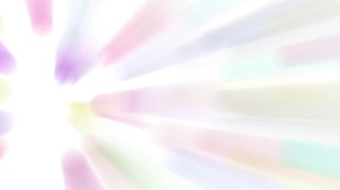 Işık huzmeleri aralıksız yayılıyor, parlak ve güzel görünüyorlar..