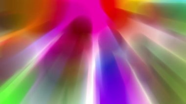 Işık huzmeleri aralıksız yayılıyor, parlak ve güzel görünüyorlar..