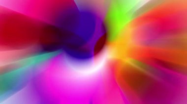 Parlak renkli ışık demetleri sürekli hareket ediyor, parlak görünüyorlar..