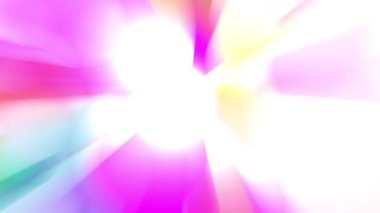 Parlak renkli ışık demetleri sürekli hareket ediyor, parlak görünüyorlar..