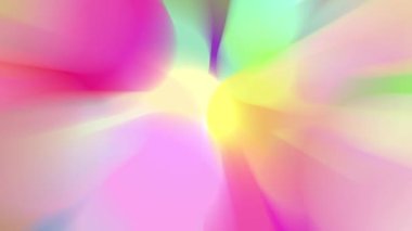 Parlak renkli ışık demetleri sürekli hareket ediyor, parlak görünüyorlar..