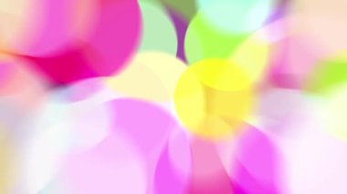 Parlak renkli ışık demetleri sürekli hareket ediyor, parlak görünüyorlar..