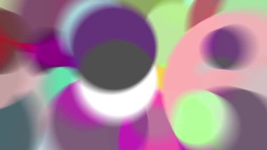 Parlak renkli ışık demetleri sürekli hareket ediyor, parlak görünüyorlar..