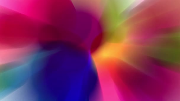 Brightly Colored Beams Light Moving Continuously Looking Bright — Vídeo de Stock