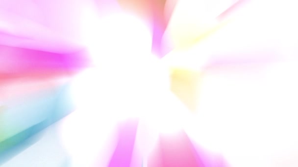 Brightly Colored Beams Light Moving Continuously Looking Bright — Vídeos de Stock
