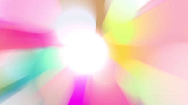 Brightly Colored Beams Light Moving Continuously Looking Bright — Stock Video