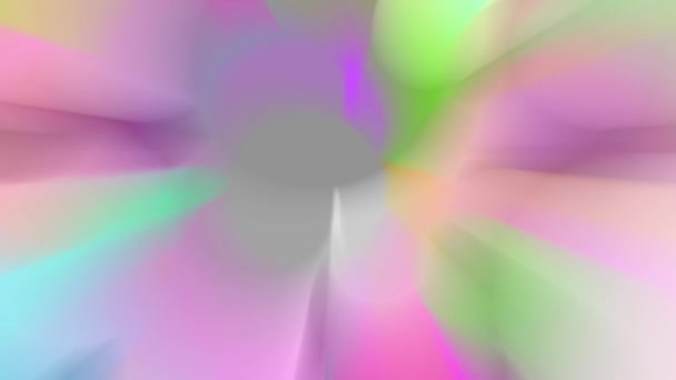 Brightly Colored Beams Light Moving Continuously Looking Bright — Vídeo de Stock