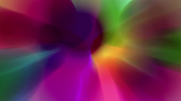 Brightly Colored Beams Light Moving Continuously Looking Bright — Vídeo de Stock