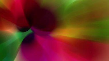 Parlak renkli ışık demetleri sürekli hareket ediyor, parlak görünüyorlar..