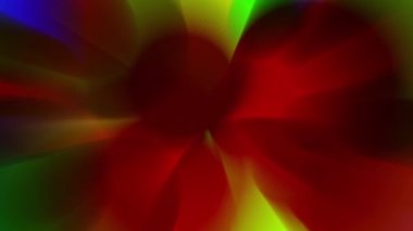 Parlak renkli ışık demetleri sürekli hareket ediyor, parlak görünüyorlar..