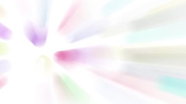 Renkli ışık demetleri sürekli hareket ediyor, parlak görünüyorlar..