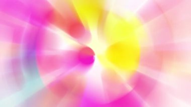 Parlak renkli daireler sürekli hareket ediyor, parlak görünüyorlar..