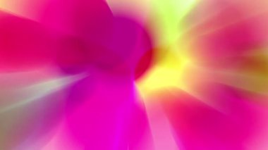 Renkli ışık demetleri yavaşça hareket etti, parlak görünüyordu..