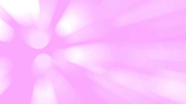 Pink Beam Light Continued Move Looking Bright — Vídeos de Stock