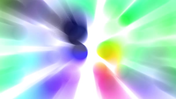 Jaskrawo Kolorowe Kręgi Poruszają Się Sposób Ciągły Wyglądając Jasno — Wideo stockowe