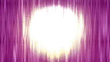 Merkezden sürekli bir ışık akışı yayıldı..