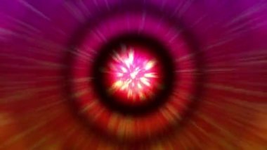 Işık demeti sürekli hareket eder, parlak ve güzel görünür..